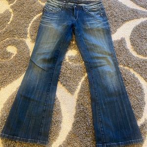 Rerock by Express distressed boot cut jeans